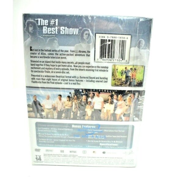 Lost - The Complete First Season Box Set (DVD, 2005, 7-Disc Set) - Picture 2 of 2